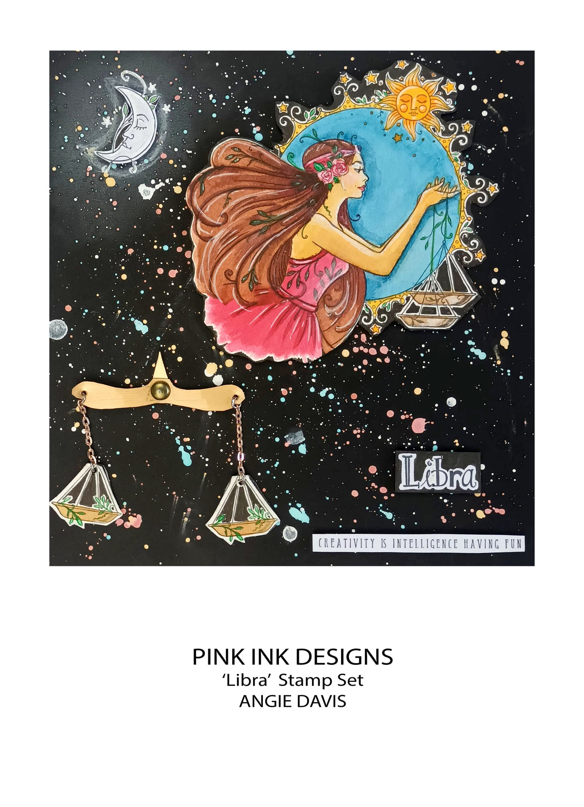 Pink Ink Designs Libra, lot de tampons transparents, 15,24 cm x 20,32 cm-2