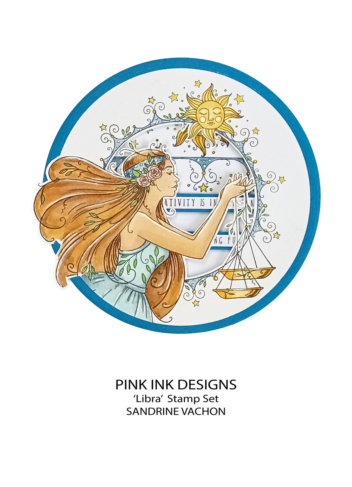 Pink Ink Designs Libra, lot de tampons transparents, 15,24 cm x 20,32 cm-3