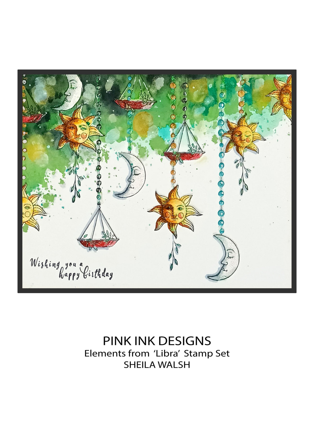 Pink Ink Designs Libra, lot de tampons transparents, 15,24 cm x 20,32 cm-4
