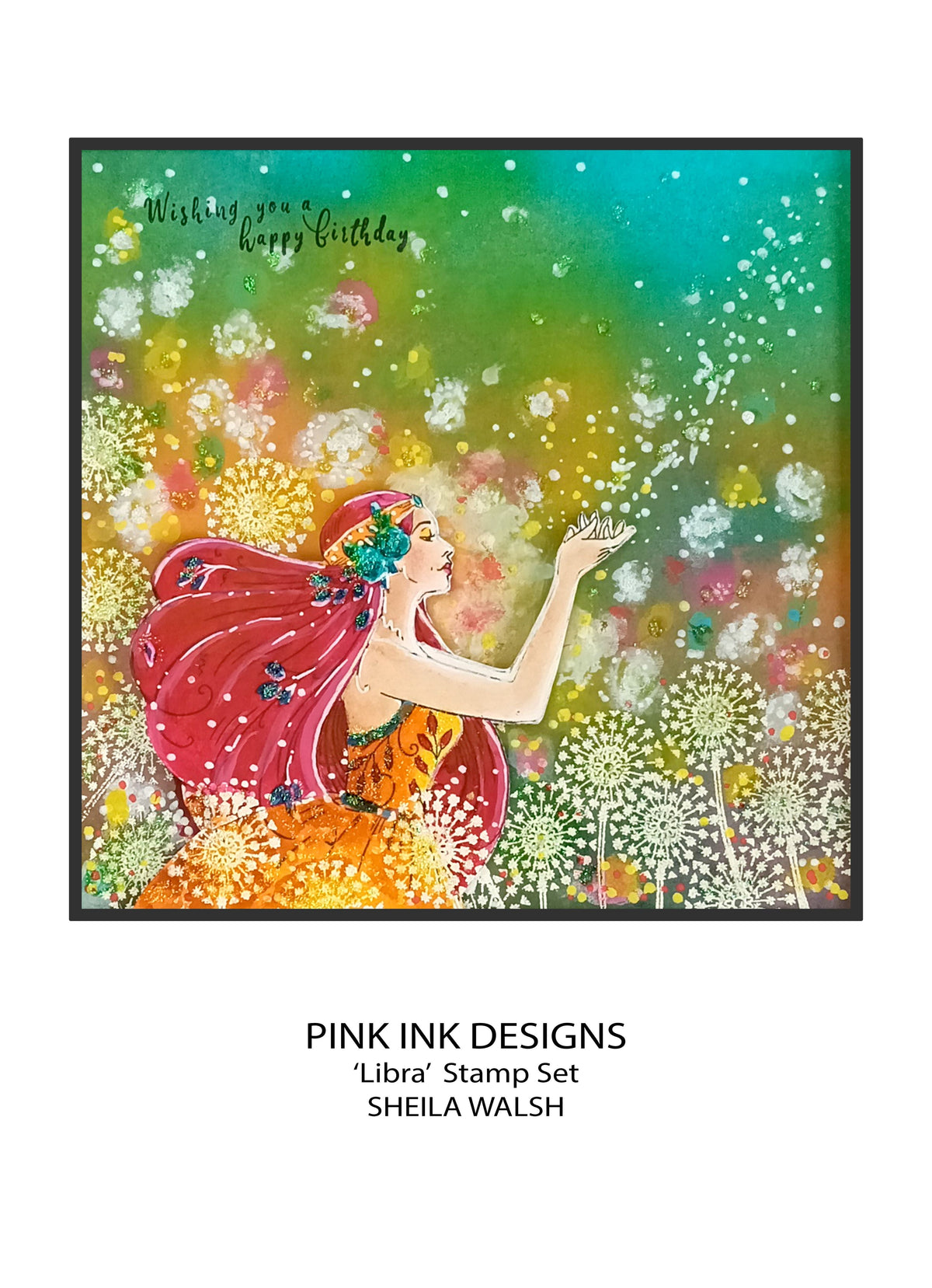 Pink Ink Designs Libra, lot de tampons transparents, 15,24 cm x 20,32 cm-6