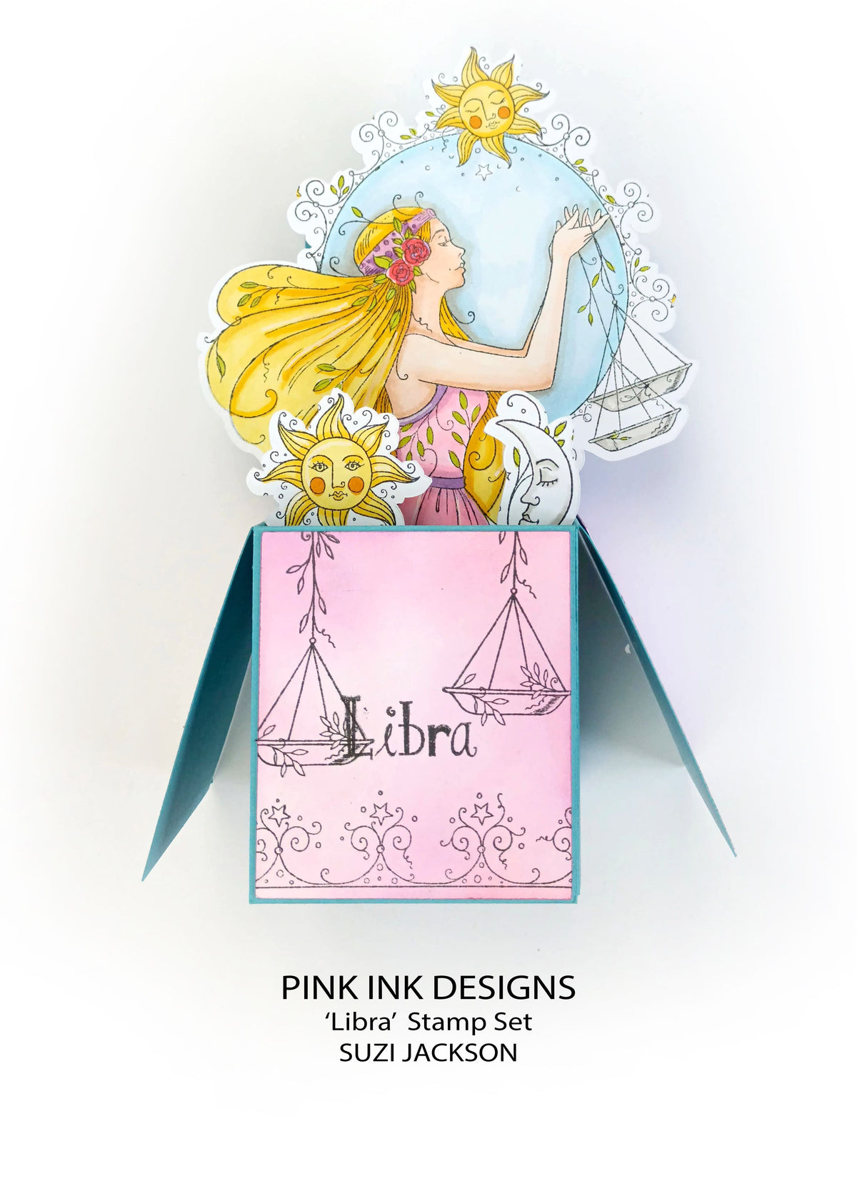 Pink Ink Designs Libra, lot de tampons transparents, 15,24 cm x 20,32 cm-9