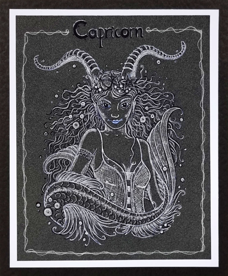 Pink Ink Designs Capricorn 15,2 x 20,3 cm Lot de Tampons Transparents-8