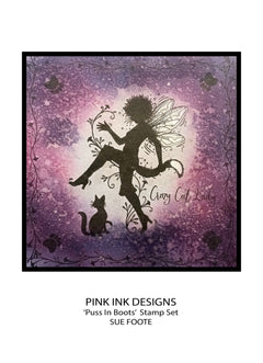 Pink Ink Designs Tampons Transparents Le Chat Botté 6 po x 8 po-8