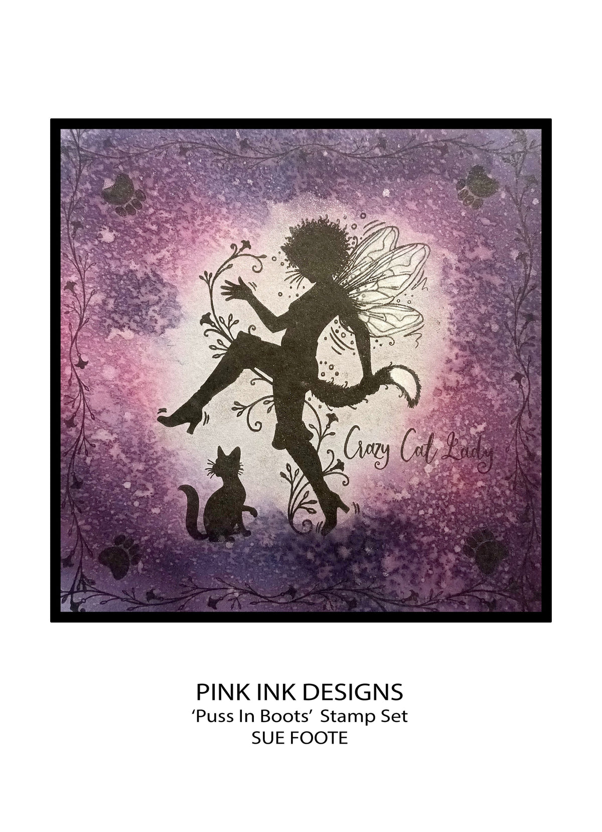 Pink Ink Designs Tampons Transparents Le Chat Botté 6 po x 8 po-8