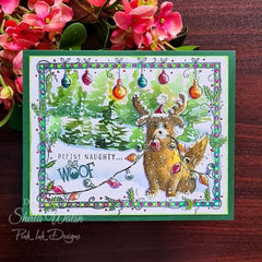 Pink Ink Designs I Identify As Reindeer 6 in x 8 in Clear Stamp Set-3