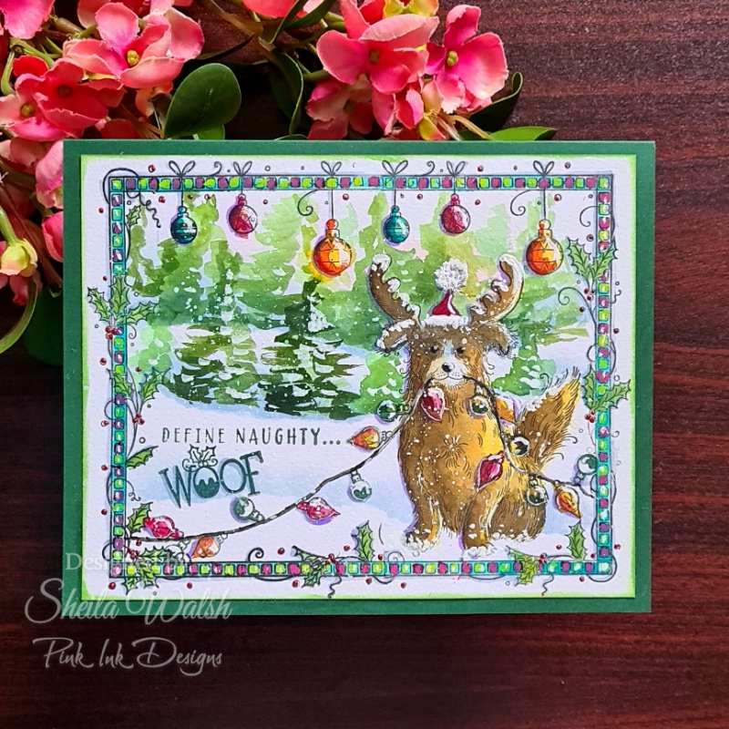 Pink Ink Designs I Identify As Reindeer 6 in x 8 in Clear Stamp Set-3