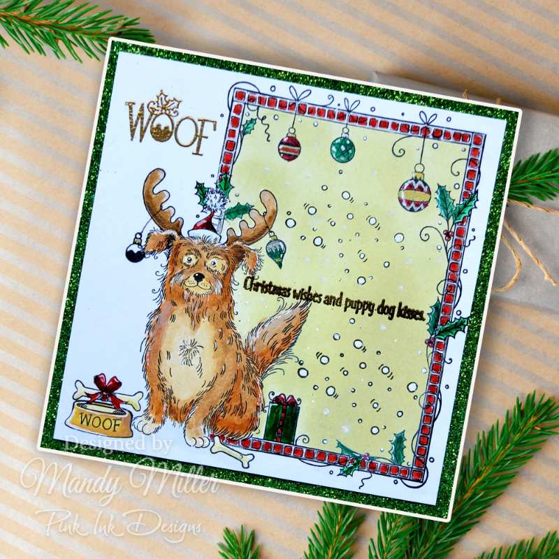 Pink Ink Designs I Identify As Reindeer 6 in x 8 in Clear Stamp Set-5