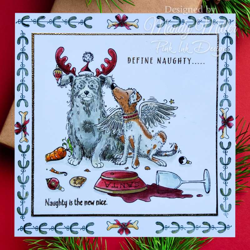 Pink Ink Designs I Identify As Reindeer 6 in x 8 in Clear Stamp Set-4