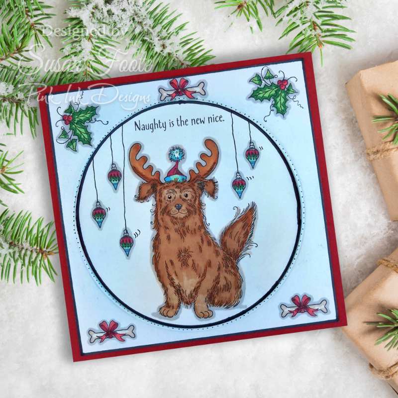 Pink Ink Designs I Identify As Reindeer 6 in x 8 in Clear Stamp Set-8