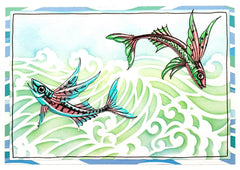 Pink Ink Designs Waves 7 in x 7 in Stencil-4