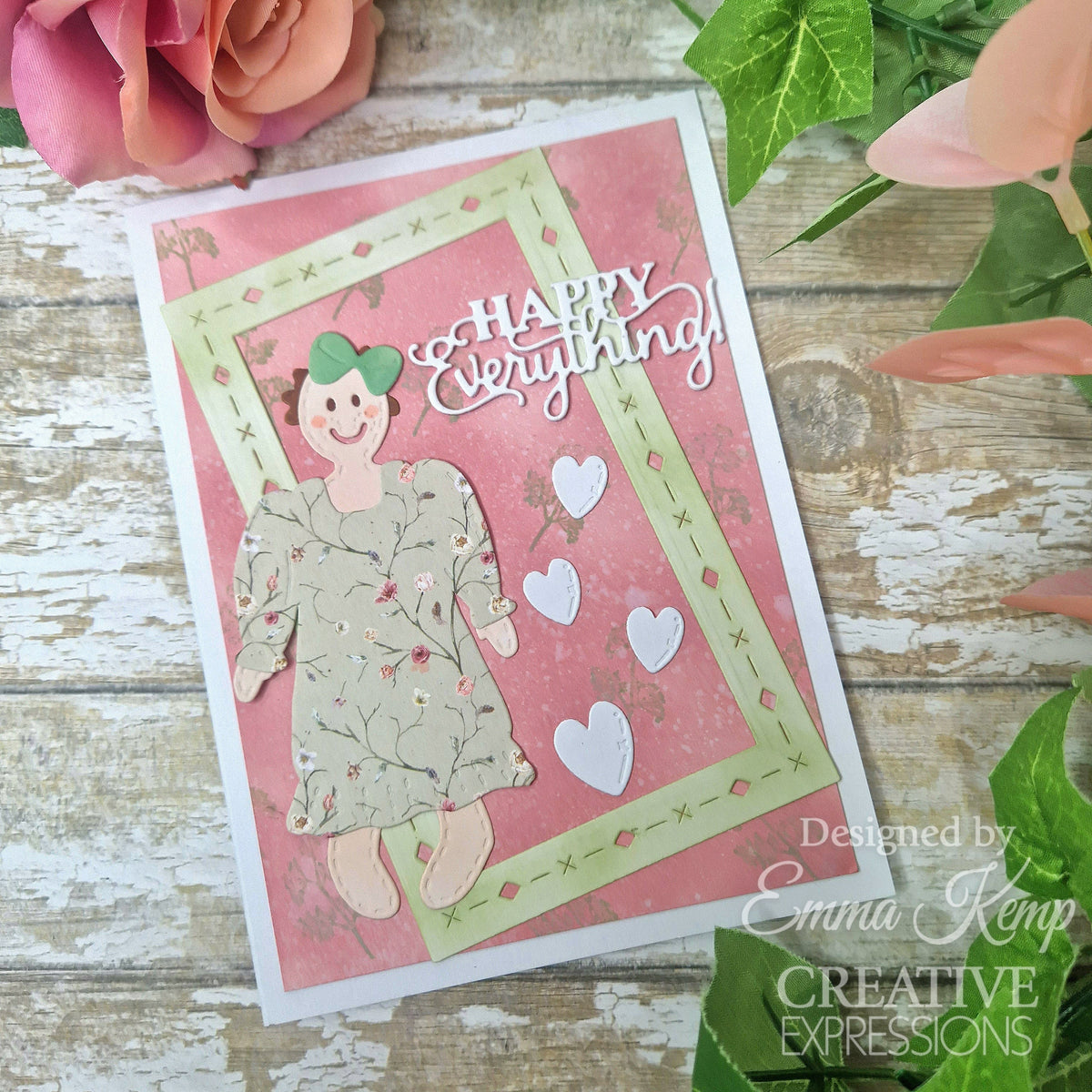 Creative Expressions Sam Poole Rustic Homestead Matrice de découpe « Stitched Doll »-2