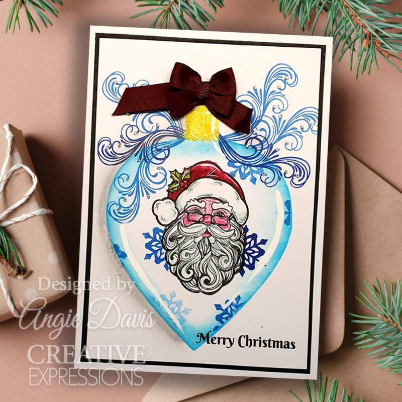 Creative Expressions Santa 6 in x 8 in Clear Stamp Set-2