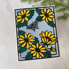 Creative Expressions Sue Wilson Frames & Tags Wild Daisy Cover Plate Craft Die-7