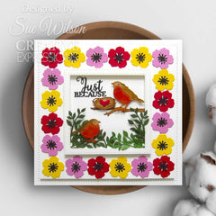 Creative Expressions Sue Wilson Finishing Touches Wild Roses Craft Die-2