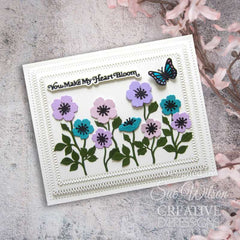 Creative Expressions Sue Wilson Finishing Touches Wild Roses Craft Die-3