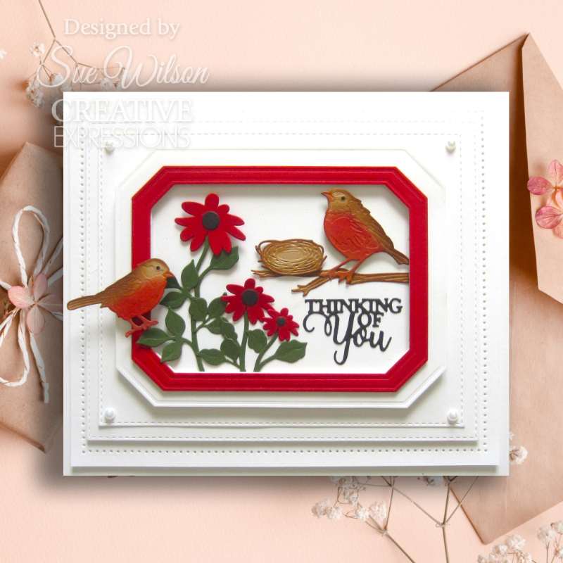 Troquel para manualidades Dynamic Daisies de la colección Finishing Touches de Creative Expressions Sue Wilson-5