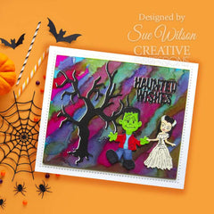 Creative Expressions Sue Wilson Halloween Skeleton Frame Craft Die-3