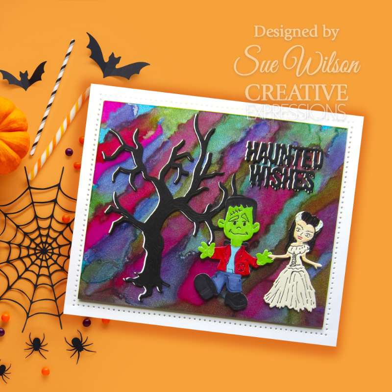 Creative Expressions Sue Wilson Halloween Skeleton Frame Craft Die-3
