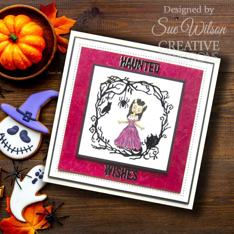 Creative Expressions Sue Wilson Halloween Boo To You Frame Craft Die-3