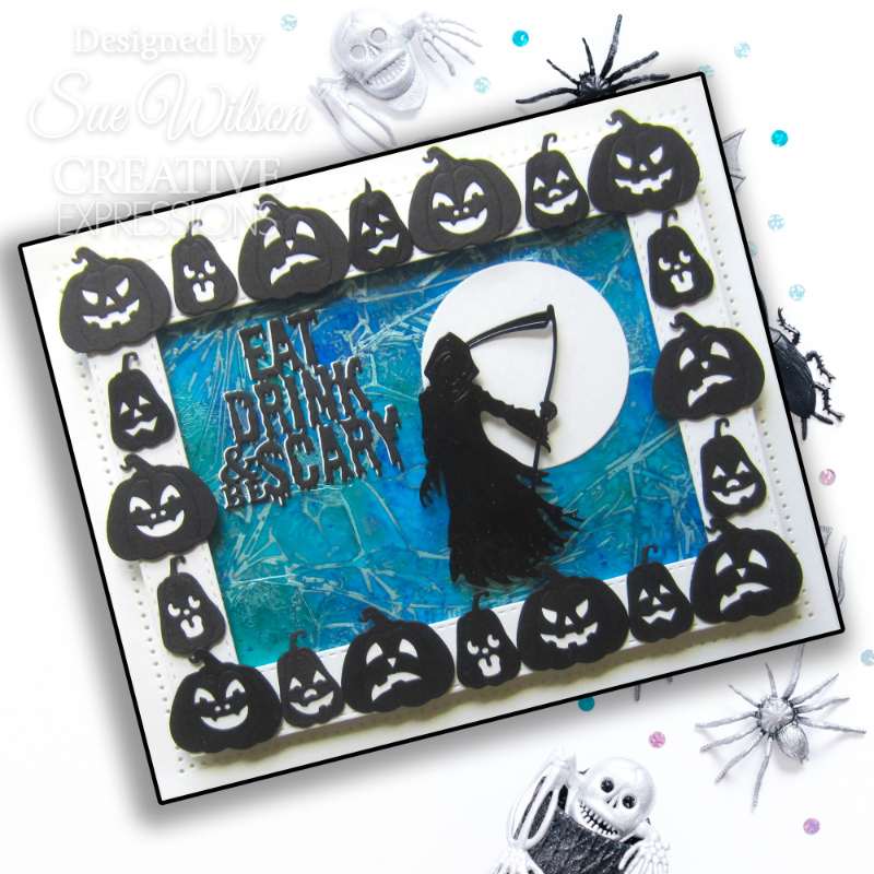 Creative Expressions Sue Wilson Halloween Skeleton Frame Craft Die-4