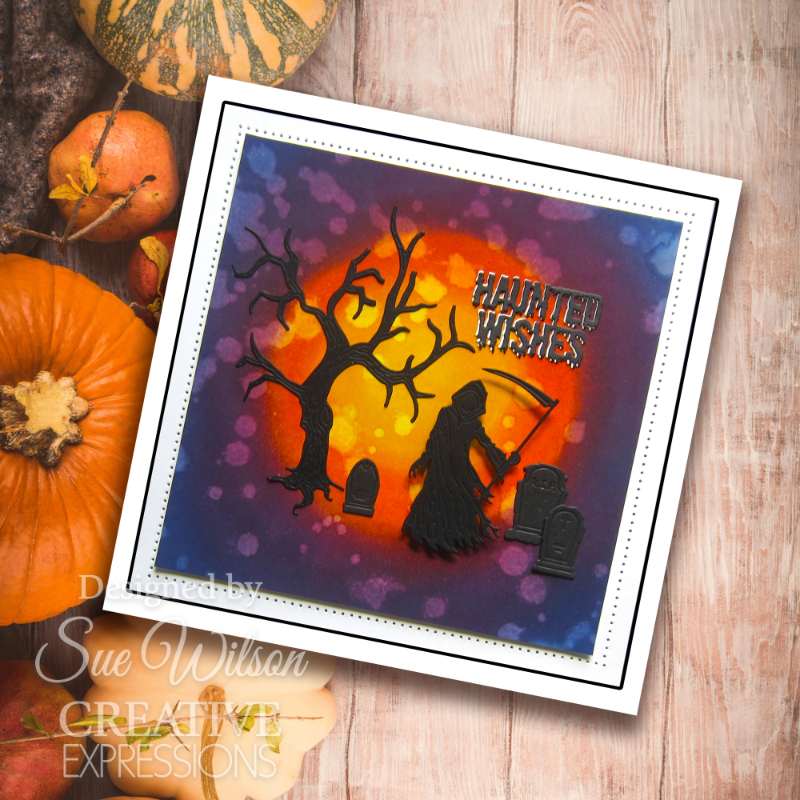 Creative Expressions Sue Wilson Halloween Grim Reaper Craft Die-3