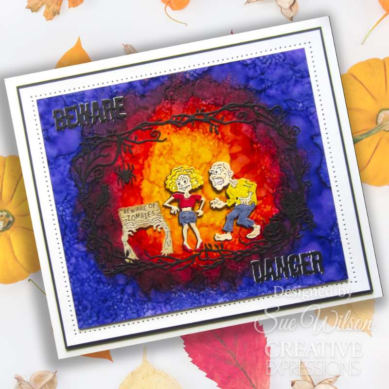 Creative Expressions Sue Wilson Halloween Boo To You Frame Craft Die-5
