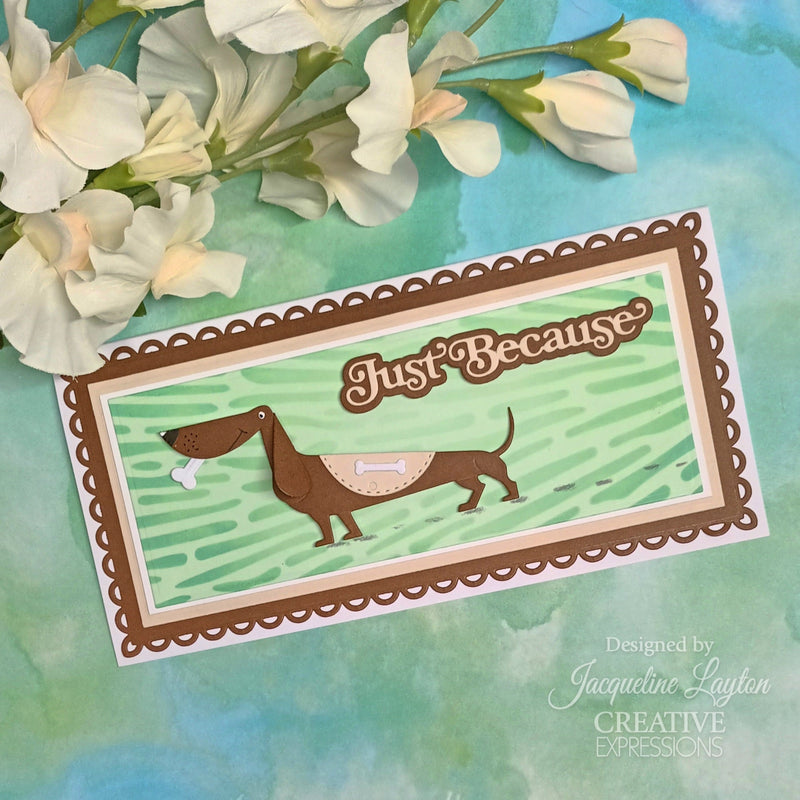 Creative Expressions Sue Wilson Pet Pals Milo Craft Die-7