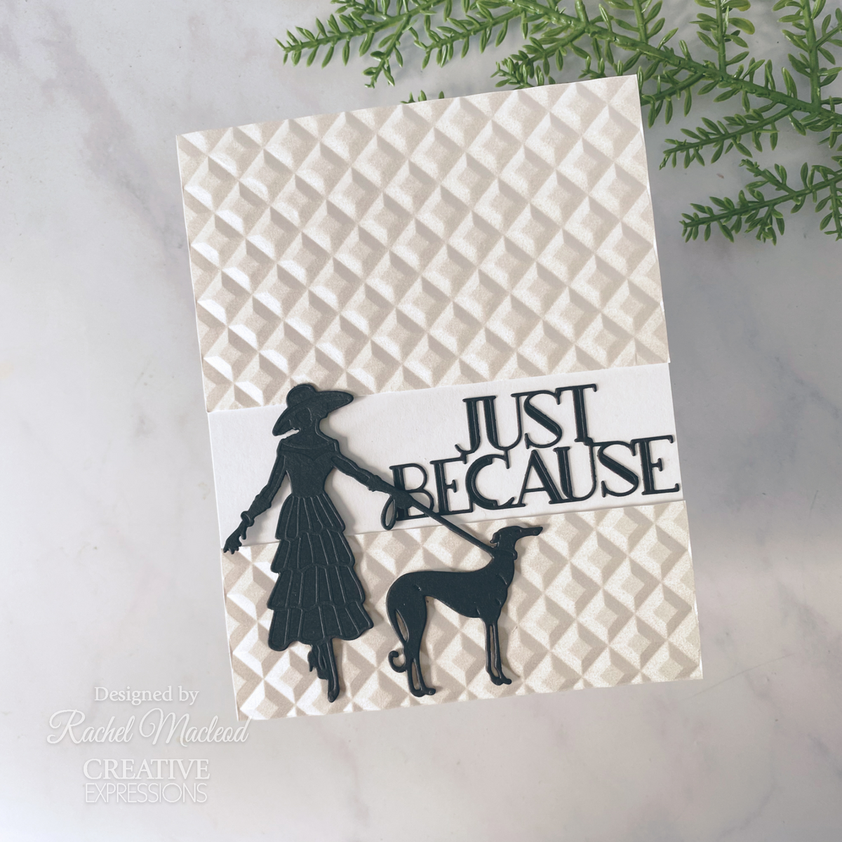 Creative Expressions Sue Wilson Art Deco Elegant Stroll Craft Die-11