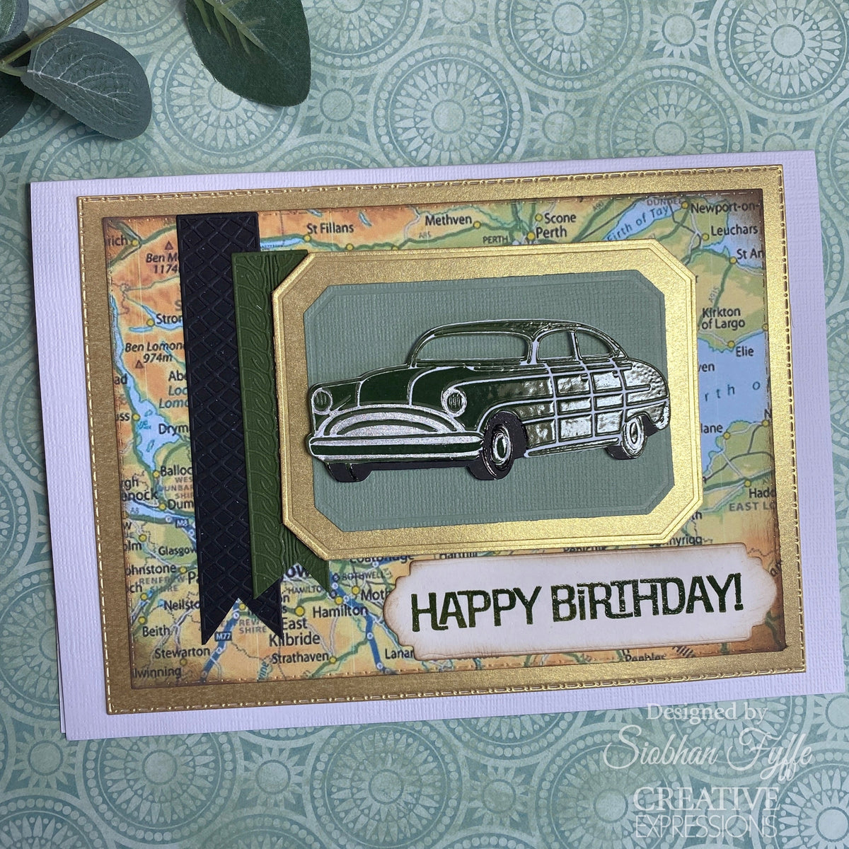 Troqueles de manualidades Tyre Tracks de la colección Dream Car de Creative Expressions Sue Wilson-7