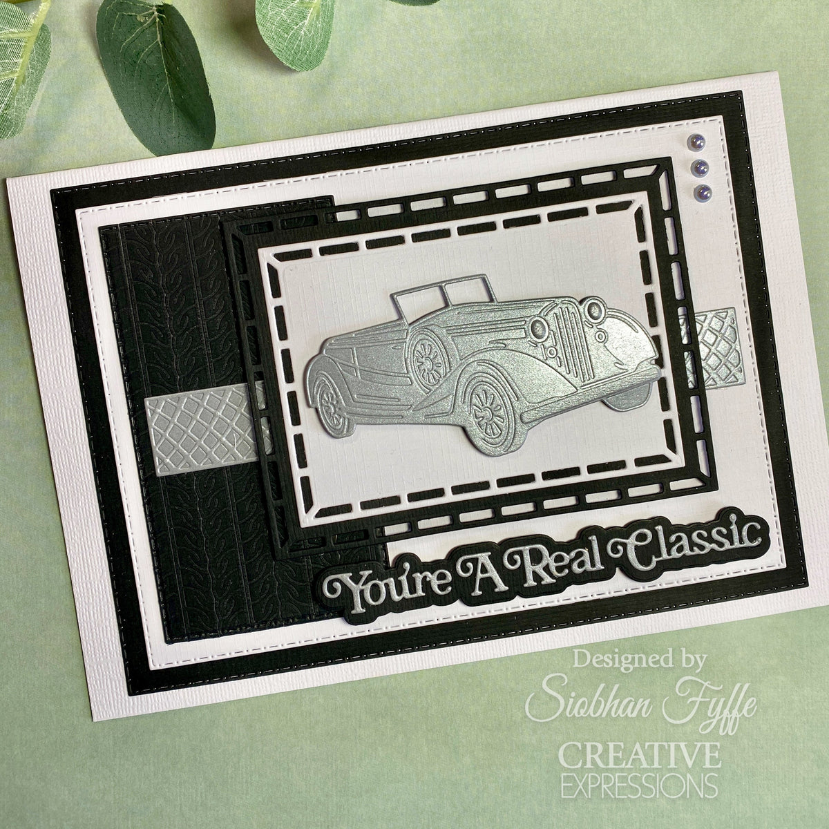 Troqueles de manualidades Tyre Tracks de la colección Dream Car de Creative Expressions Sue Wilson-9