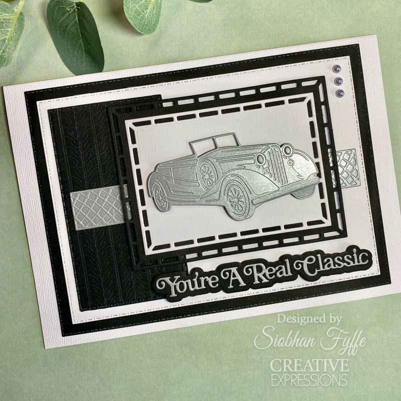 Troqueles de manualidades Tyre Tracks de la colección Dream Car de Creative Expressions Sue Wilson-9