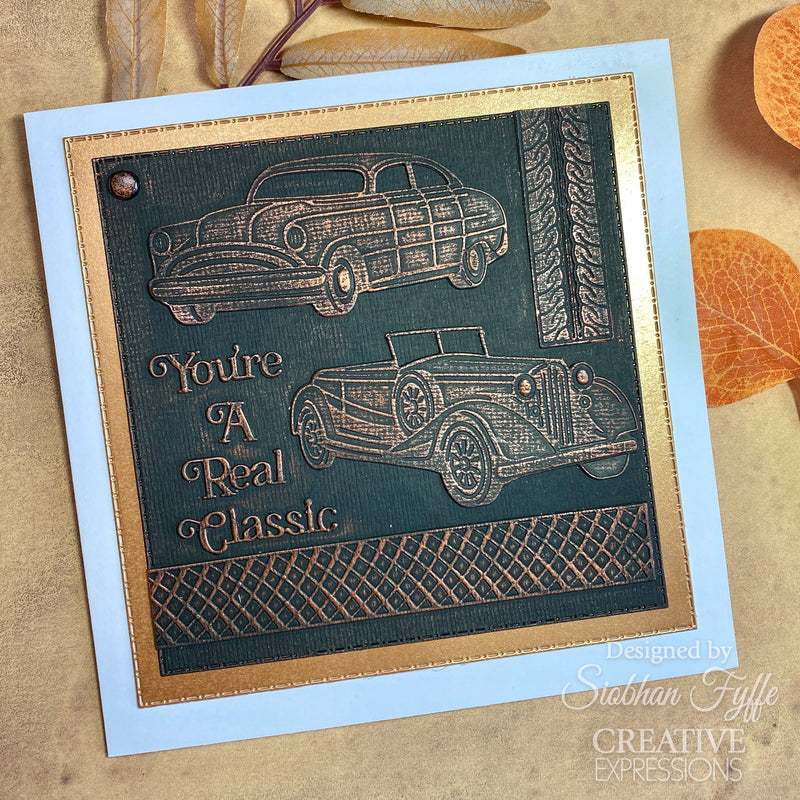 Troqueles de manualidades Tyre Tracks de la colección Dream Car de Creative Expressions Sue Wilson-2