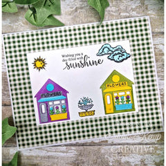 Creative Expressions Sue Wilson Village Scenes 4 in x 6 in Stamp Set-6