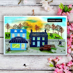 Creative Expressions Sue Wilson Cottage Scenes 4 in x 6 in Stamp Set-3