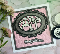 Matrices de découpe Sue Wilson Creative Expressions – Anniversaire Vitrail-6