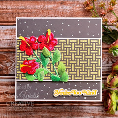 Creative Expressions Sue Wilson Mini Shadowed Sentiments You're Too Kind Craft Die-9
