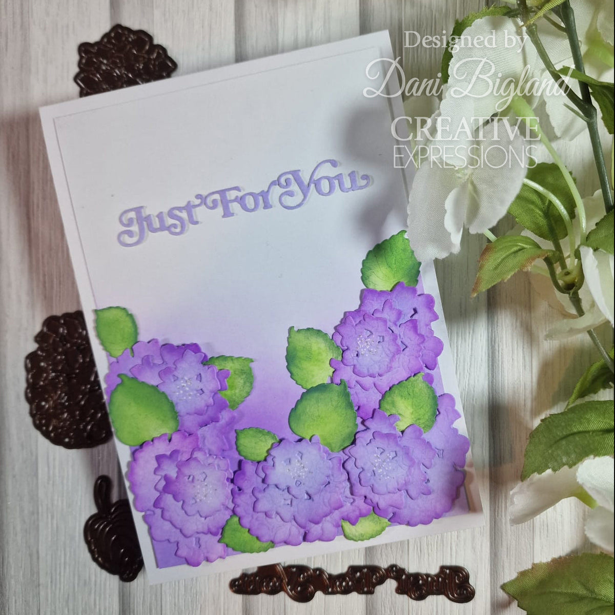 Creative Expressions Sue Wilson Layered Flowers Collection Hydrangea Craft Die-5