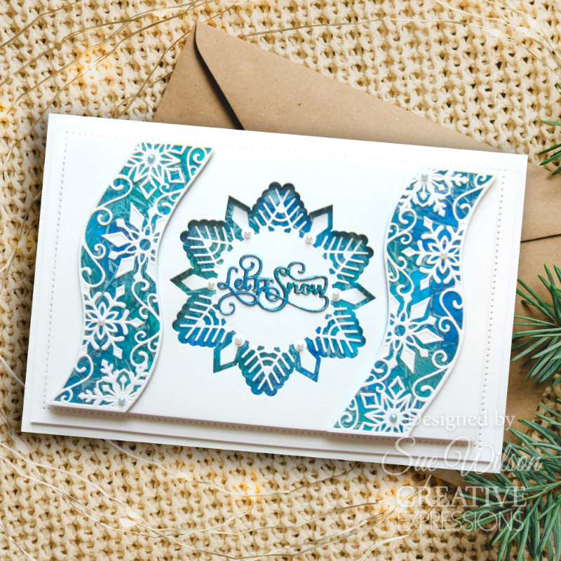 Creative Expressions Sue Wilson Festive Crystal Kaleidoscope Craft Die-3