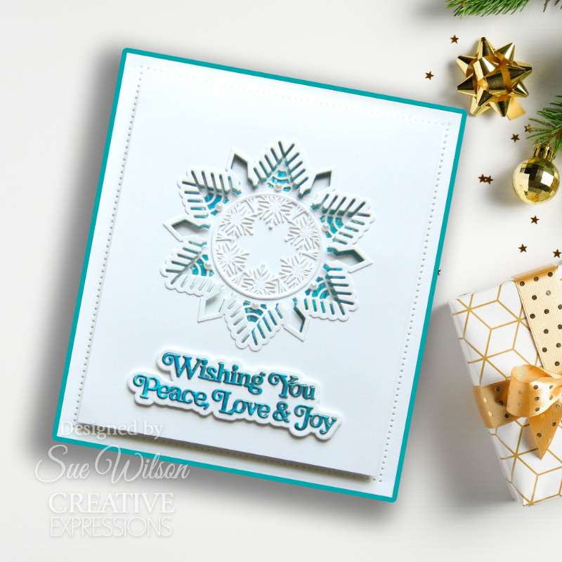 Creative Expressions Sue Wilson Festive Crystal Kaleidoscope Craft Die-7