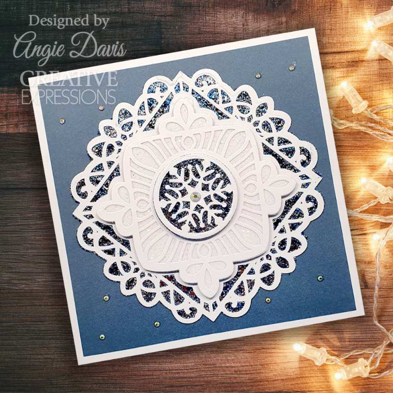 Creative Expressions Sue Wilson Festive Pinwheel Snowflake Craft Die-3