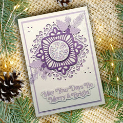 Creative Expressions Sue Wilson Festive Pinwheel Snowflake Craft Die-5