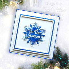 Creative Expressions Sue Wilson Festive Pinwheel Snowflake Craft Die-6
