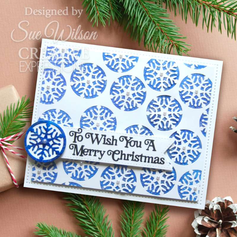 Creative Expressions Sue Wilson Festive Pinwheel Snowflake Craft Die-7