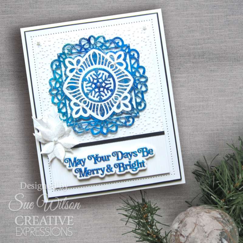 Creative Expressions Sue Wilson Festive Pinwheel Snowflake Craft Die-8