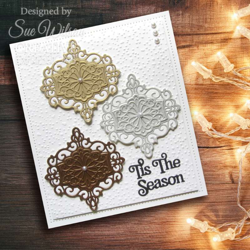 Matrices de découpe Sue Wilson Festive Snowflake Sparkle de Creative Expressions-5