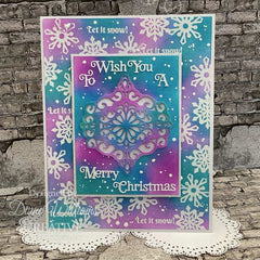 Matrices de découpe Sue Wilson Festive Snowflake Sparkle de Creative Expressions-6