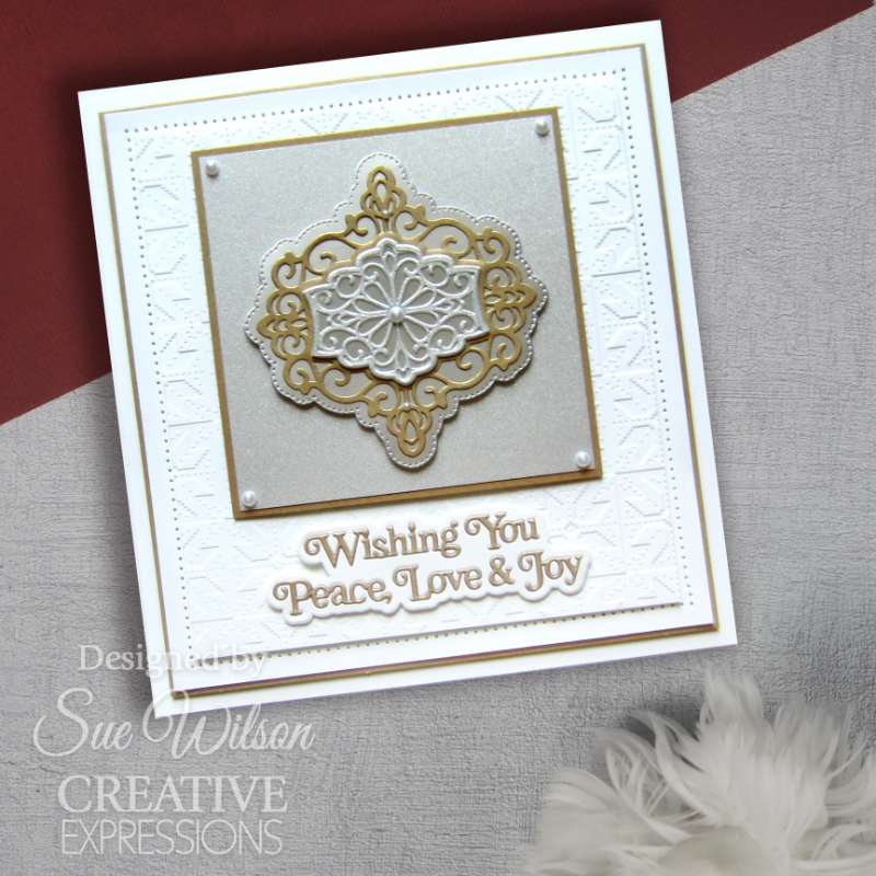 Matrices de découpe Sue Wilson Festive Snowflake Sparkle de Creative Expressions-7