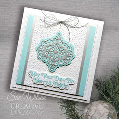 Matrices de découpe Sue Wilson Festive Snowflake Sparkle de Creative Expressions-9