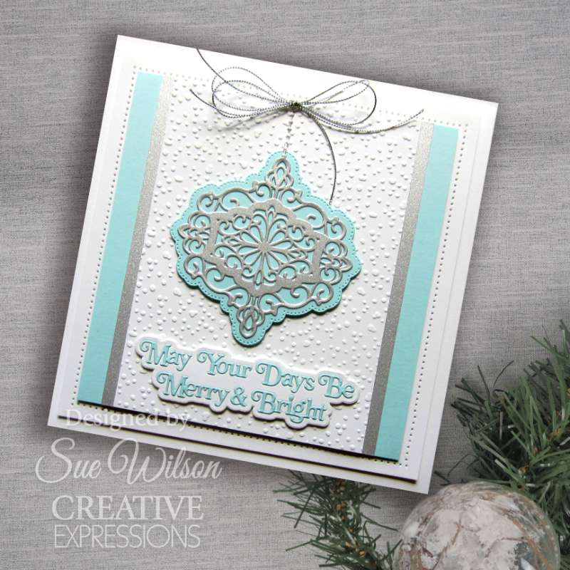 Matrices de découpe Sue Wilson Festive Snowflake Sparkle de Creative Expressions-9