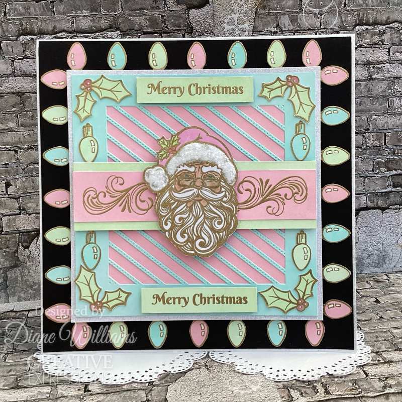 Matrice de coupe créative Sue Wilson Festive Pierced Lattice Background-2